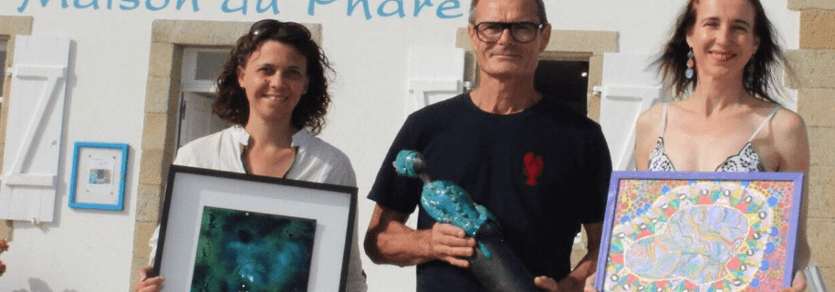 Vicky Vanlerberghe, Jean-Pierre Tregarot et Ségolène Point.