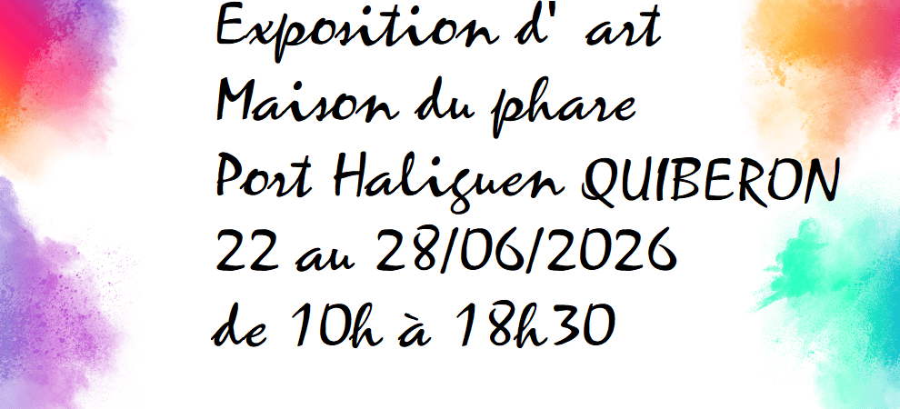Exposition à Quiberon (56)