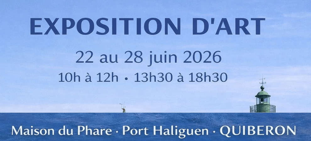 Exposition à Quiberon (56)